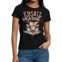 Spreadshirt T-Shirt Ersatz Dirndl Trachten T-Shirt Für Damen Und Kinder Frauen T-Shirt (1-tlg)