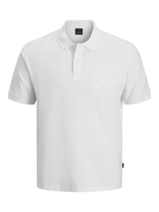 JACK&JONES - JPRBLAWESTON SS POLO JNR Bright White - Gr. - 164