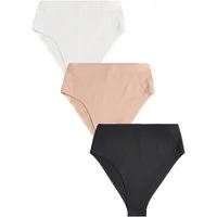 Next Taillenslip 3 Nahtlose Stoma Hochbund-Slips, hoher Beinschnitt (3-St)