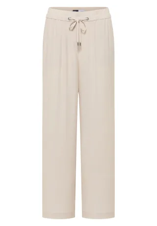 CECIL - High Waist Straight Leg Hose im Loose Fit grain beige - Gr. - 30