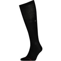 Tommy Hilfiger Kniestrümpfe TH MEN TAILORED MERCERIZED KNEEHIGH (0) mit kleinem Flag-Label