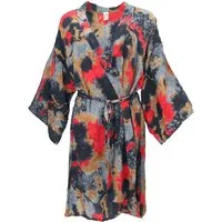 Guru-Shop Kimono Kurzer Kimono im Japan Style, Kimono Mantel,.., alternative Bekleidung