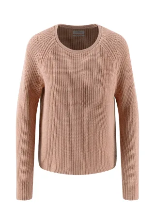 FYNCH-HATTON - PULLOVER O-NECK COTTON silky rose - Gr. - S