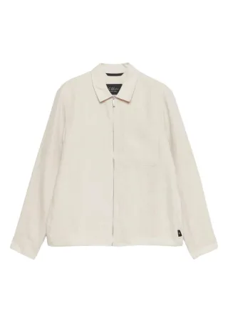 s.Oliver BLACK LABEL - Jacke mit Reissverschluss beige - Gr. - 48