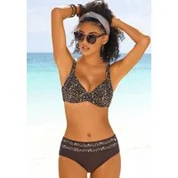 LASCANA Highwaist-Bikini-Hose Adele mit trendigen Details