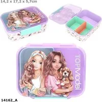 Depesche Lunchbox TOPModel Brotdose SUNNY DOG – Lila mit Hunde-Motiv
