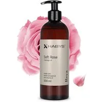 Habys Massageöl REYA Soft Rose Öl Duft von Rosen 500 ml
