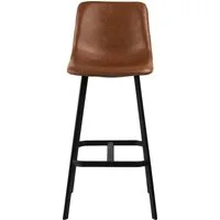 ACTONA GROUP Bistrostuhl Ohio (Set, 2 St), Sitz mit rechteckigen Stahlbeinen und Fußstütze, mehrere Variationen