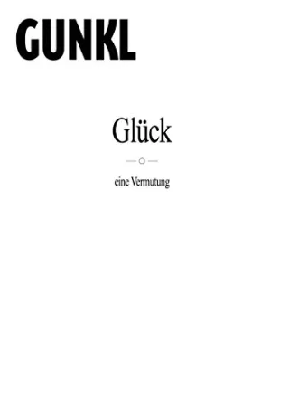 Glück - Eine Vermutung [DVD] [2005]