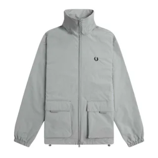 Fred Perry - Jacke für Herren, Aufgesetzte Tasche (Grau)