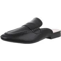 Ital-Design Damen Mules Freizeit Pantolette (88930379) Blockabsatz Pantoletten in Schwarz