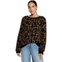 Zero Strickpullover Damen mit Jacquard (1-tlg) Material