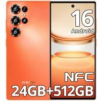 OUKITEL C66 Handy Ohne Vertrag Android 16 Smartphone (17,09 cm/6.73 Zoll, 512 GB Speicherplatz, 64 MP Kamera, 5000mAh, 24(8+16)GB+512GB /1TB, 6.73" HD+ 120Hz, Dual SIM/ OTG/ GPS)