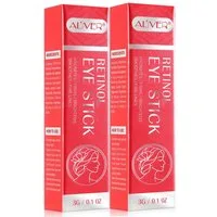 ALIVER Augencreme Anti Aging Falten Augenpflege mit Retinol Kollagen Hyaluronsäure, 2-tlg., Augencreme Retinol