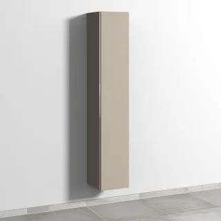 Sanipa 3way Hochschrank mit 1 Tür, Sandgrau-Matt BS10767