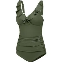 Aqua Speed Badeanzug Figur schmeichelnder Lydia Badeanzug mit kl. Handtuch (elegante Farben und jugendliches Design)