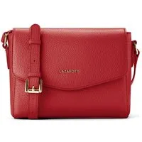 Lazarotti Umhängetasche Bologna Leather Crossbody Umhängetasche Leder 22 cm