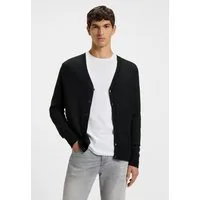BOSS ORANGE Strickjacke Avac mit tiefem V-Ausschnitt