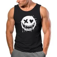 Neverless Tanktop Herren Tank-Top {replace} Muskelshirt mit Print