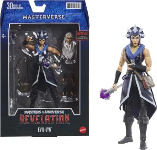 Masters of the Universe GYV12 - Masterverse Collection Evil-Lyn ca. 18 cm große MOTU Actionfiguren zum Spielen und Sammeln Geschenk für Kinder ab 6 Jahren und Sammler jeden Alters