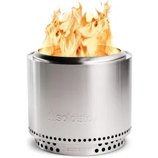 Solo Stove Feuerschale, Silber, Metall, Rund, 49.5x44.5x49.5 cm, Freizeit, Campingzubehör, Feuerschalen