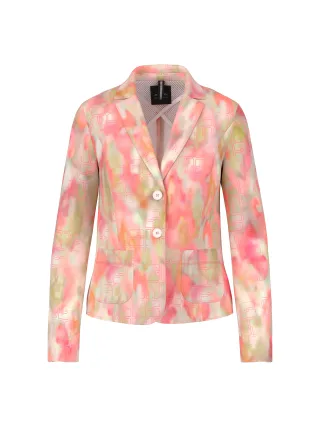 Marc Cain Sports - Blazer mit all-over Print candlelight peach - Gr. - 42