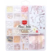 La Petite Epicerie Kreativset Perlenbox Schmuckbastelset mit Zubehör, DIY Set kreativ