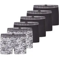 Schiesser Retro Boxer 6er Pack Teens Boys 95/5 Organic Cotton (Spar-Set, 6-St) Retro Short / Pant - Baumwolle - ohne Eingriff