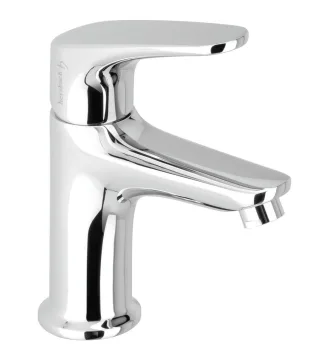 Herzbach LIVING cino Waschtischarmatur s-size mit ablauf chrom, 15.231000.1.01 15.231000.1.01