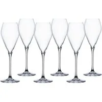 SPIEGELAU Champagnerglas Sparkling Party Champagnergläser 230 ml 6er Set, 6-tlg., Glas