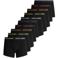 Jack & Jones Boxershorts Jack & Jones 10er Pack Herren Boxershorts schwarz Unterwäsche Trunks