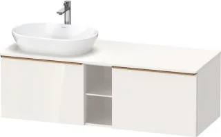 Duravit D-Neo Konsolenwaschtischunterbau wandhängend Weiß Hochglanz 1400x550x459 mm - DE4950L0422000 DE4950L04220000
