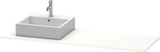 Duravit XSquare Konsole Weiß Supermatt 1600x550x16 mm - XS060HL8484 XS060HL8484
