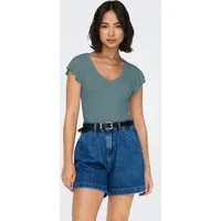 ONLY V-Shirt ONLBELIA – V-Ausschnitt für femininen Sommerkomfort Viskosemischung, regular fit, Rundhals
