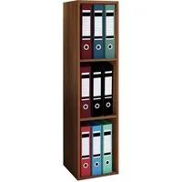 VCM Standregal Holz Büro Regal Bücher Ordner Aktenregal Offas 3f, 1-tlg., 107x34x30cm Aktenregal, Bücher, Ordner