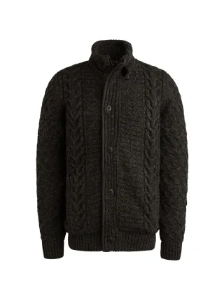 PME Legend - heavy knit mixed yarn dark grey melee - Gr. - XXXL