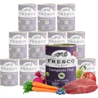 Fresco Dog NassBarf Hypoallergenes Hundefutter Nass 12x400g, Pferd, Nassfutter für: Hunde, Getreidefrei & hochverträglich