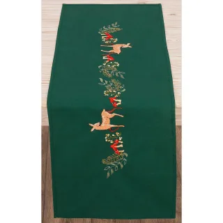 Stickläufer "Reh & Fliegenpilz"