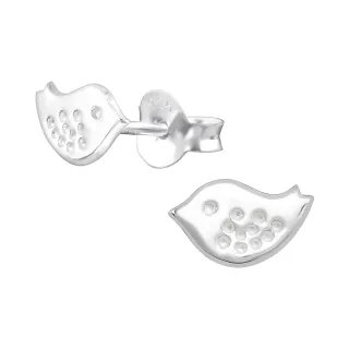 Vogel Ohrringe aus 925 Silber