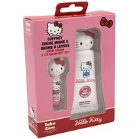 HF Home Flair Handpflege-Set 1x Hello Kitty Handpflege-Geschenkset mit Handcreme & Lippenbalsam, 1-tlg., Ultimatives Pflege-Duo!