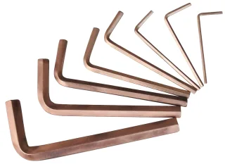 KS Tools BRONZEplus Innensechskant-Winkelstiftschlüssel-Satz lang 8-tlg - 963.1515