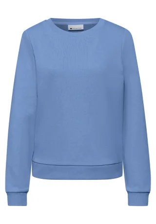 Street One - Basic Sweatshirt bonnet blue - Gr. - 40