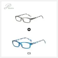 PACIEA Lesebrille 2-Paare Damen Herren Blaulichtfilter Ultraleicht Anti-Müdigkeit