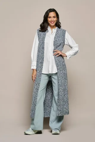 Havanna-Cardigan Grau