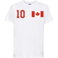 Youth Designz T-Shirt Kanada Kinder Shirt im Fußball Trikot Look mit trendigem Motiv