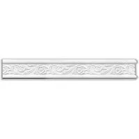 Homestar Zierleiste Hella (15 x 80 mm), Länge 2m, einfache Montage durch Ankleben mit HOMESTAR® SX100, Polystyrol, farbig überstreichbar