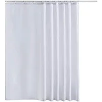 OKWISH Duschvorhang Badezimmer Vorhang Badewannenvorhang Dusche Breite 100 cm (100x200 cm Wasserabweisend Anti-schimmel Waschbar 7 Duschvorhangringe, Duschvorhänge Vorhänge aus Stoff), für Badezimmer Haus Hotel Wohnung Wohnmobil Wohnheim usw