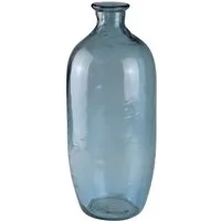 AM Design Dekovase Elegante Glasvase in Blau, ein Highlight für Ihre Blumen oder Dekoration