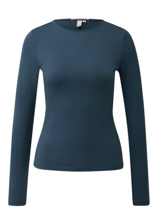 Q/S designed by - Polyamidshirt blau - Gr. - XXL