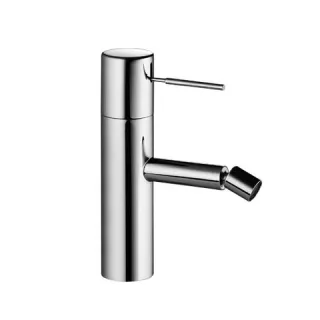 KWC Hebelmischer,Auslauf fest, Bidet Ono ganzchrom Ausladung 115, mit Ablaufventil 13151041000FL